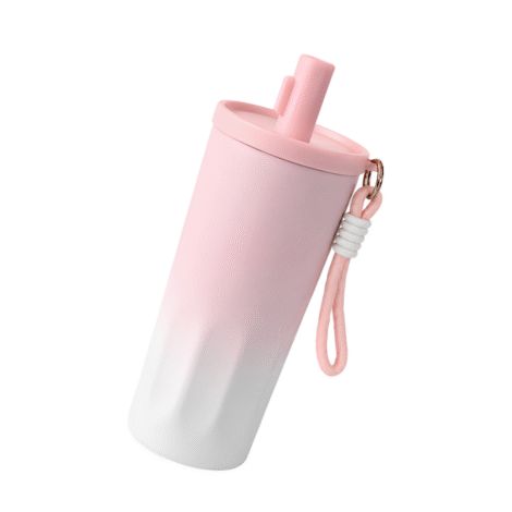 Termo en acero con Pitillo 600ml